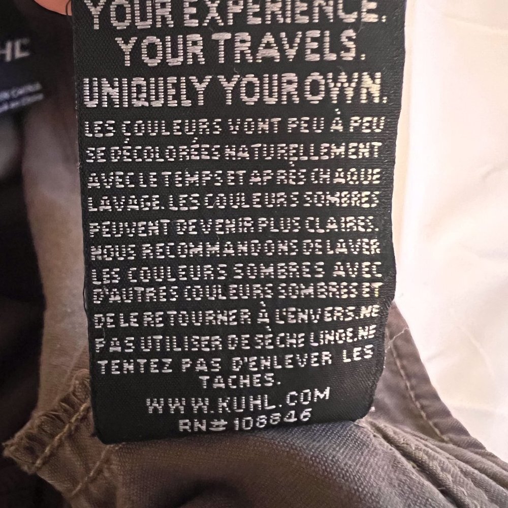 KUHL Splash Roll Up Cargo Pants Hiking Camping Quick Drying Lightweight 10 Reg - Picture 16 of 16